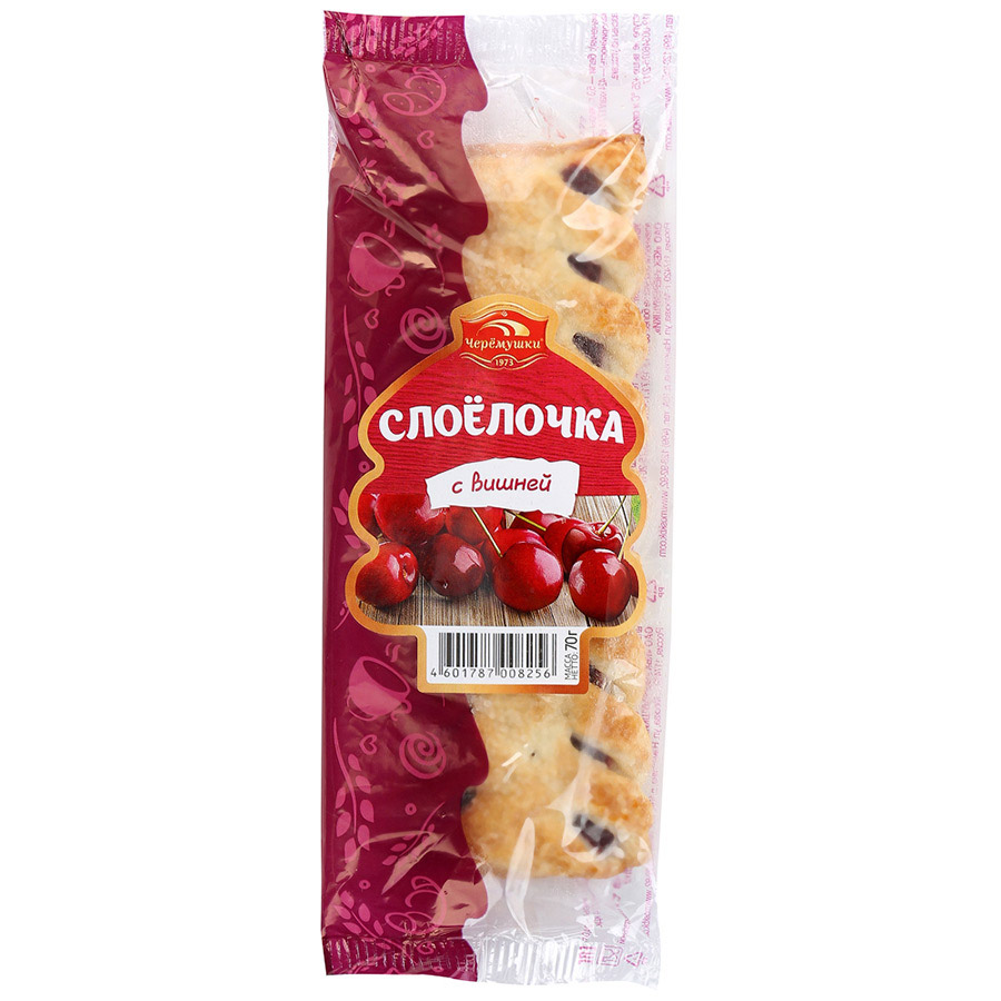 Слоёлочка с вишней 70г Черемушки