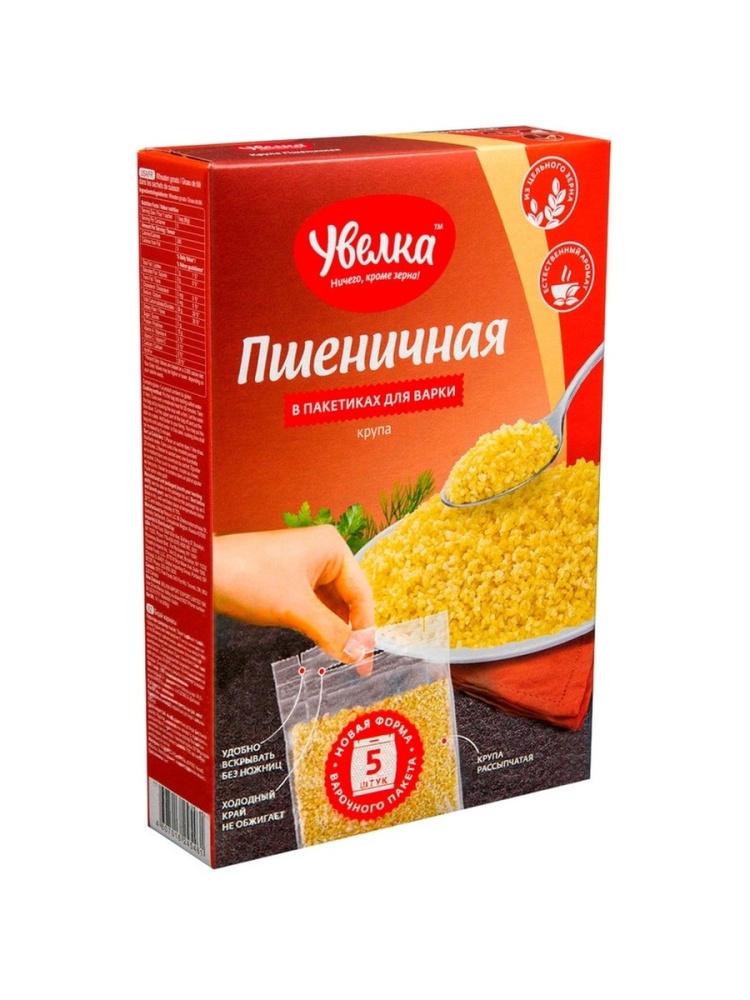 Крупа пшено Увелка 400г 5пак*80г