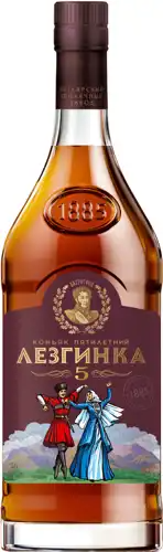 Коньяк Лезгинка 5лет 0,5л 40% РОССИЯ