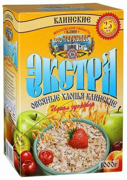 Крупа геркулес Экстра №2 1кг Клин