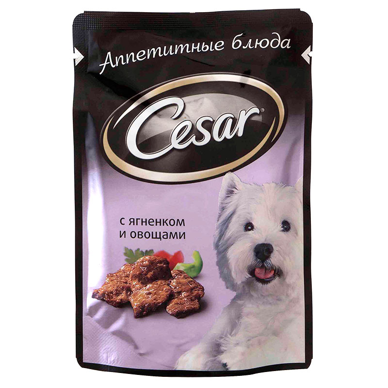Цезарь 85г ягненок/овощи