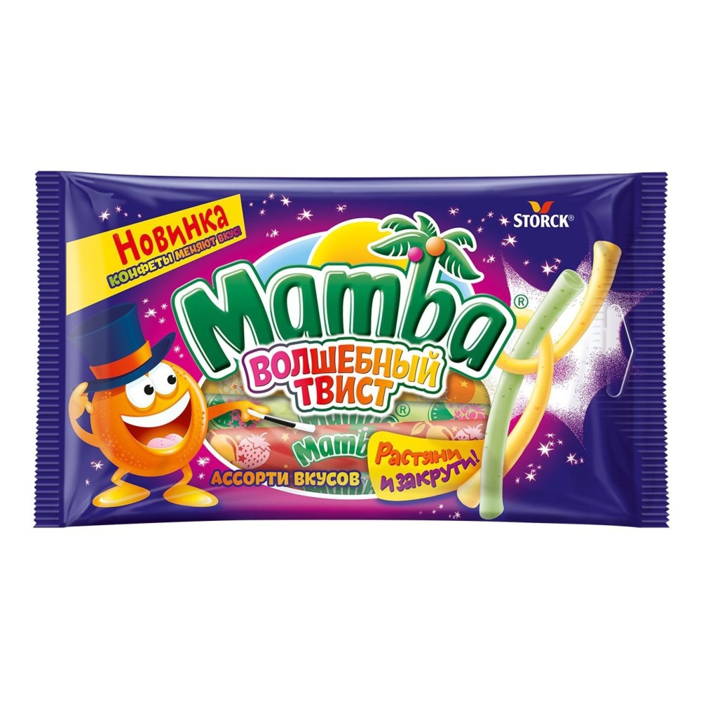 Конфета жевательная Мамба 70г твист
