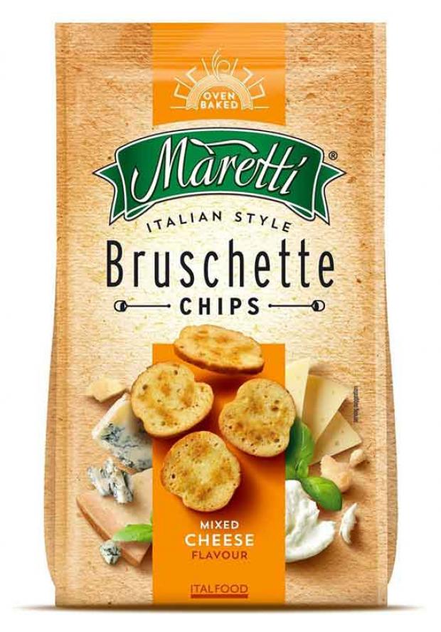 Сухарики Маретти 70г сырный микс