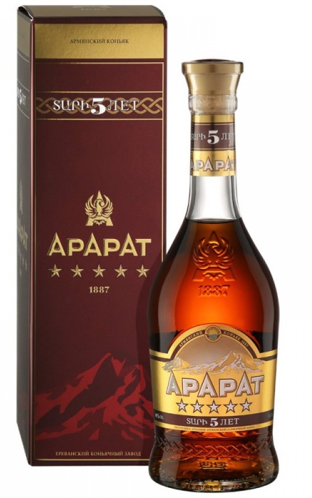 Коньяк Арарат 5лет 0,5л п/у АРМЕНИЯ