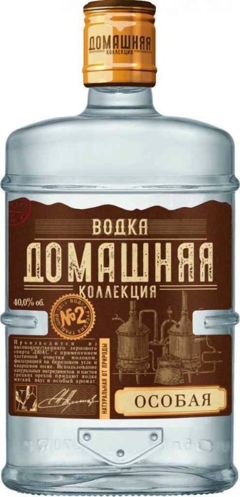 Водка Домашняя коллекция 0,25л 40%