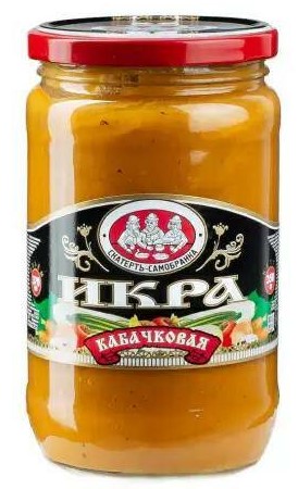 Икра из кабачков Скатерть самобранка 350г
