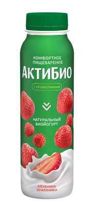 Йогурт Актибио пит 1,5% 260г клуб/землян БЗМЖ