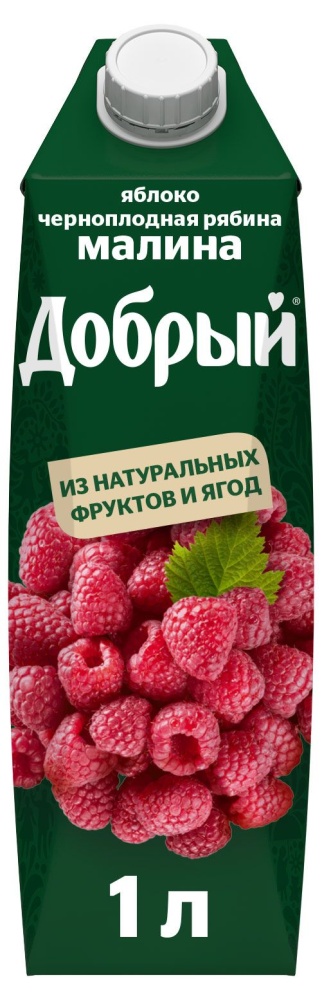 Сок Добрый 1л ябл/черноплодка/малина