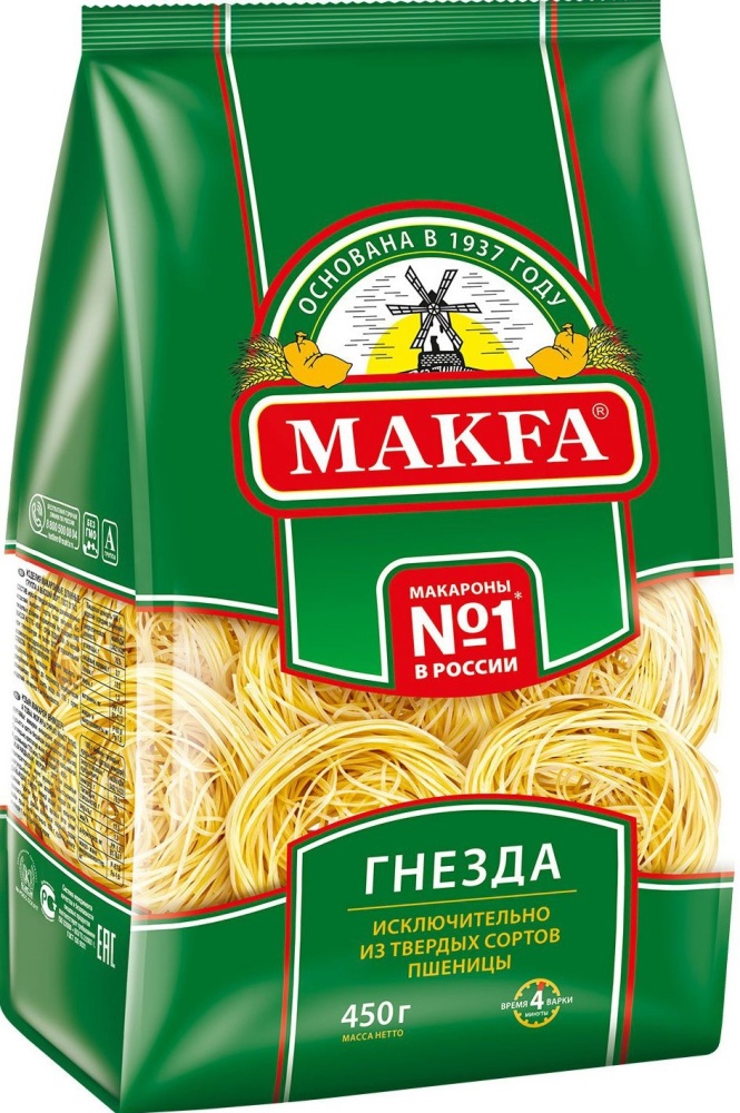 Макароны Макфа 450г гнезда капеллини