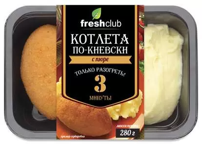 Котлета по-Киевски с пюре 280г ФрешКлаб