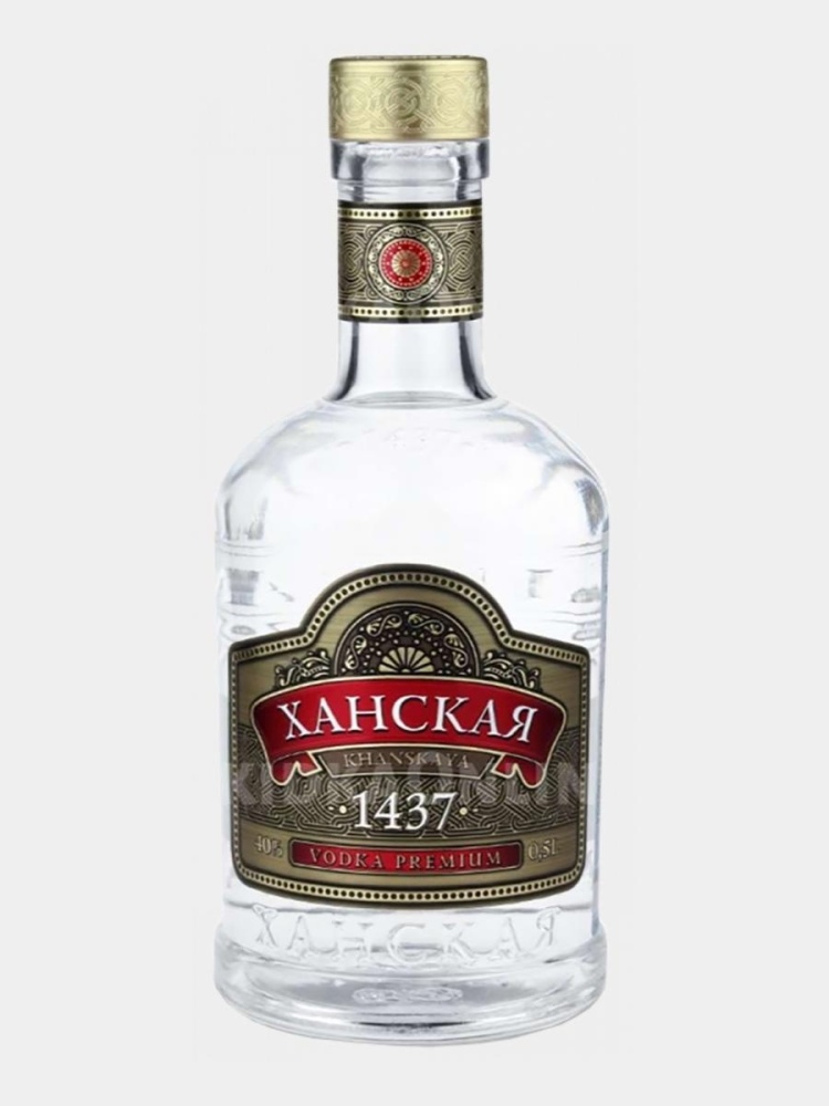 Водка Ханская 0,5л 40% 