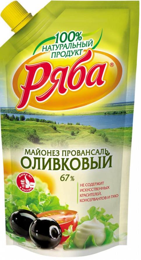 Майонез Ряба 330г оливковый