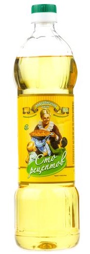Масло подсолнечное Сто рецептов 0,8л раф