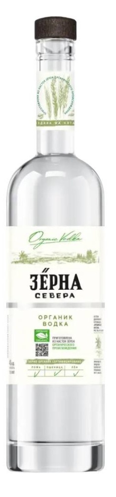 Водка Зерна Севера 0,7л 40% Россия