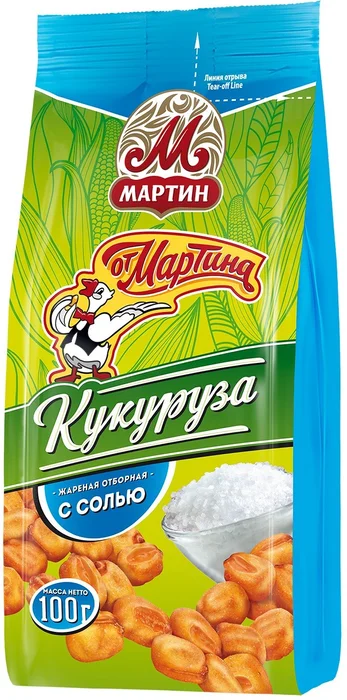Кукуруза жареная От Мартина 100г соль