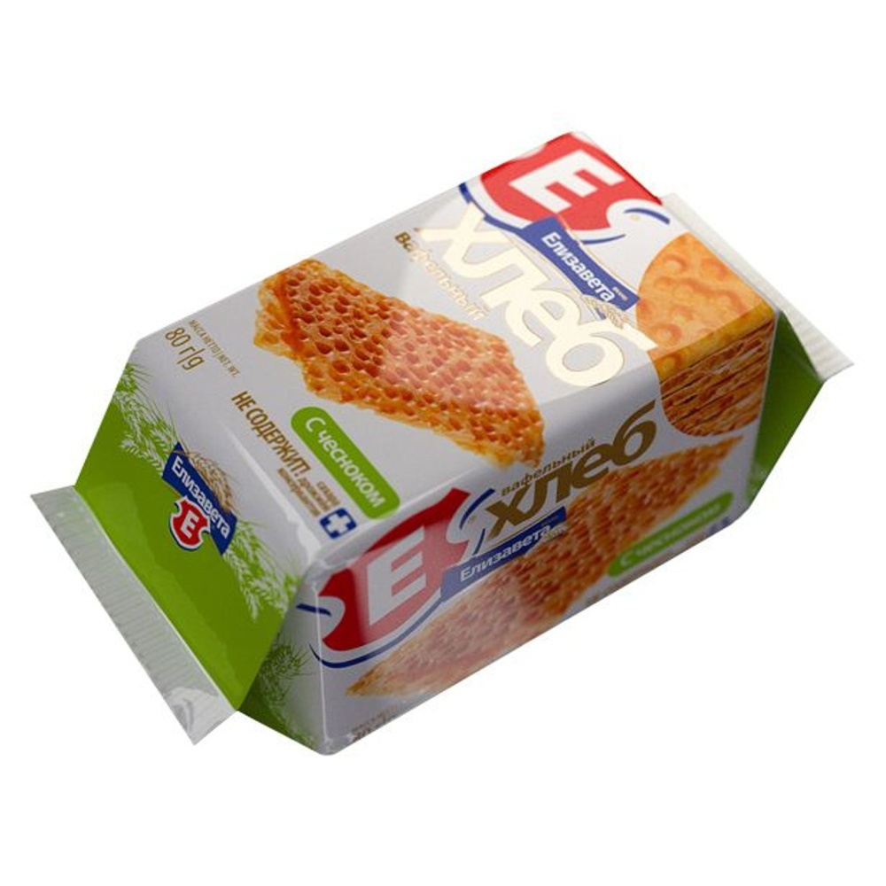 Хлебцы Елизавета 80г чеснок
