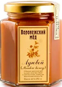 Мед Воронежской 250г натуральный цветочный