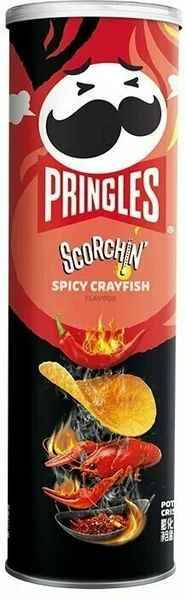 Чипсы Принглс 110г острые раки