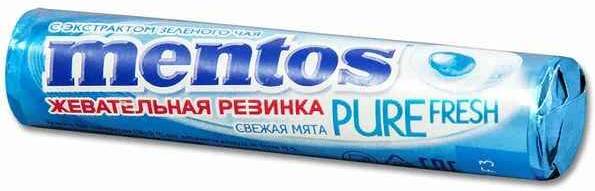 Жевательная резинка Ментос 15,5г свежая мята