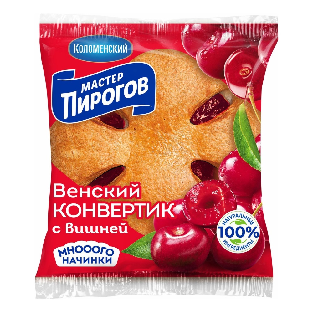 Слойка Конвертик 70г вишня