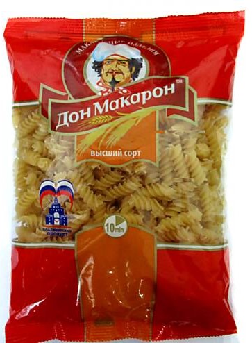 Макароны Дон Макарон 400г спираль