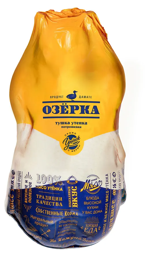 Утка тушка Озерка 1кг с/м