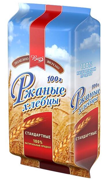 Хлебцы Вкус мая 100г ржаные