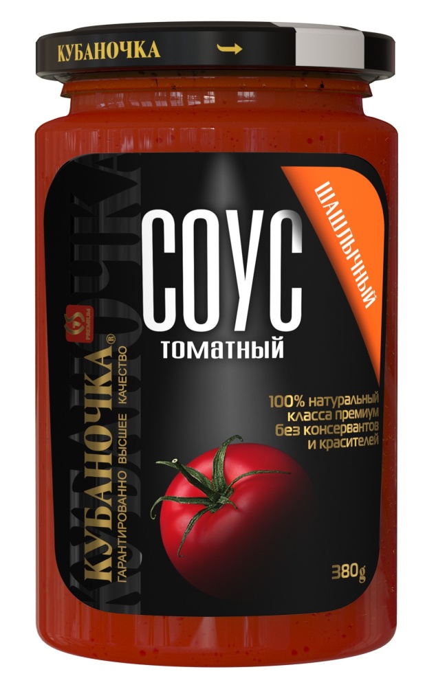 Соус томатный Кубаночка 380г шашлычный