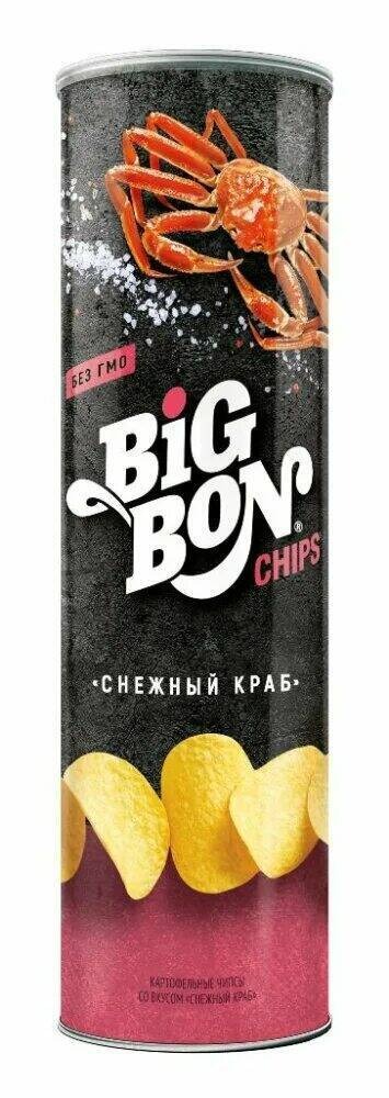 Чипсы БигБон 130г снежный краб