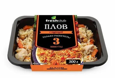 Плов с курицей 300г ФрешКлаб