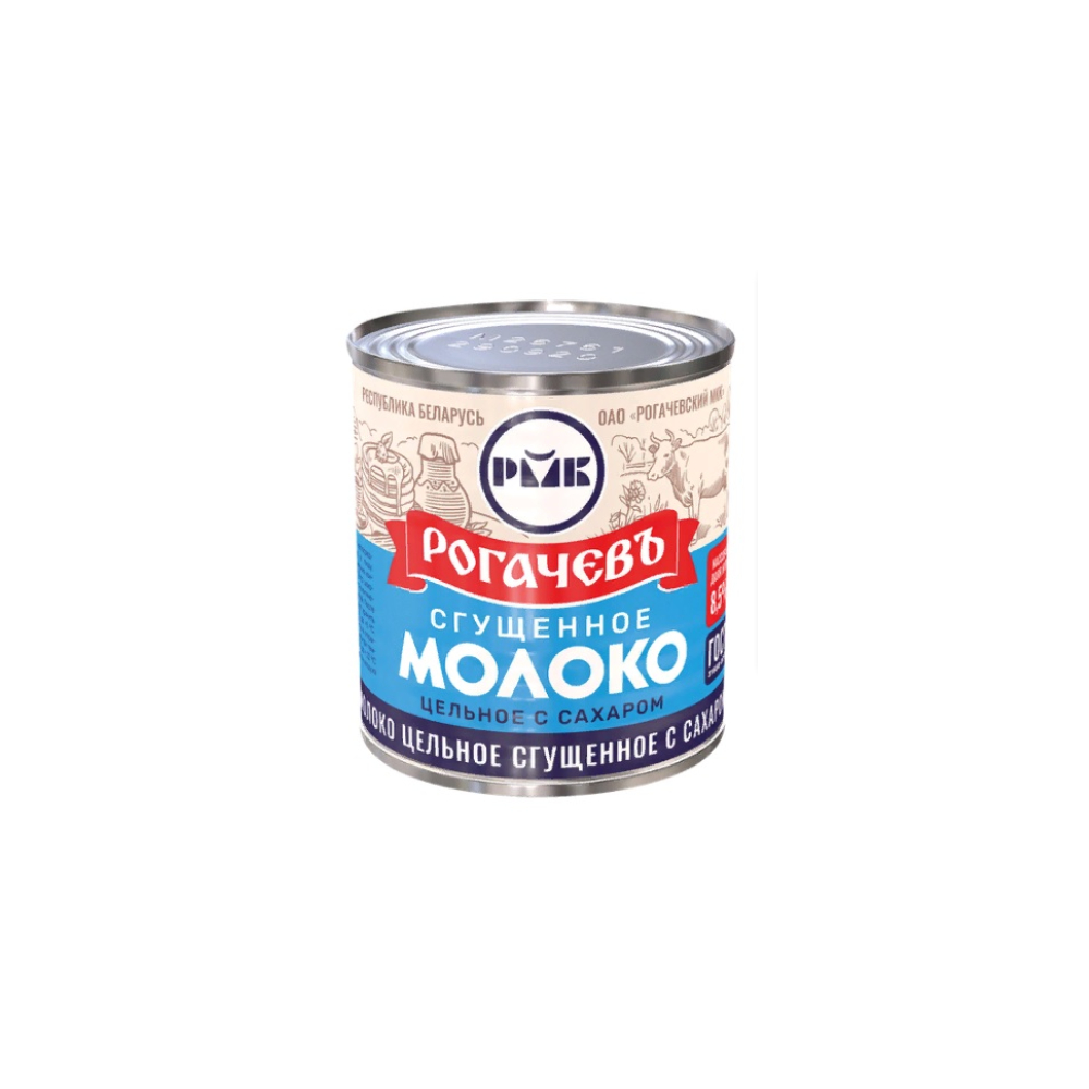 Молоко сгущенное Рогачев 8,5% 380г ж/б