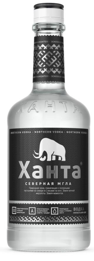 Водка Ханта Северная мгла 0,5л 40%
