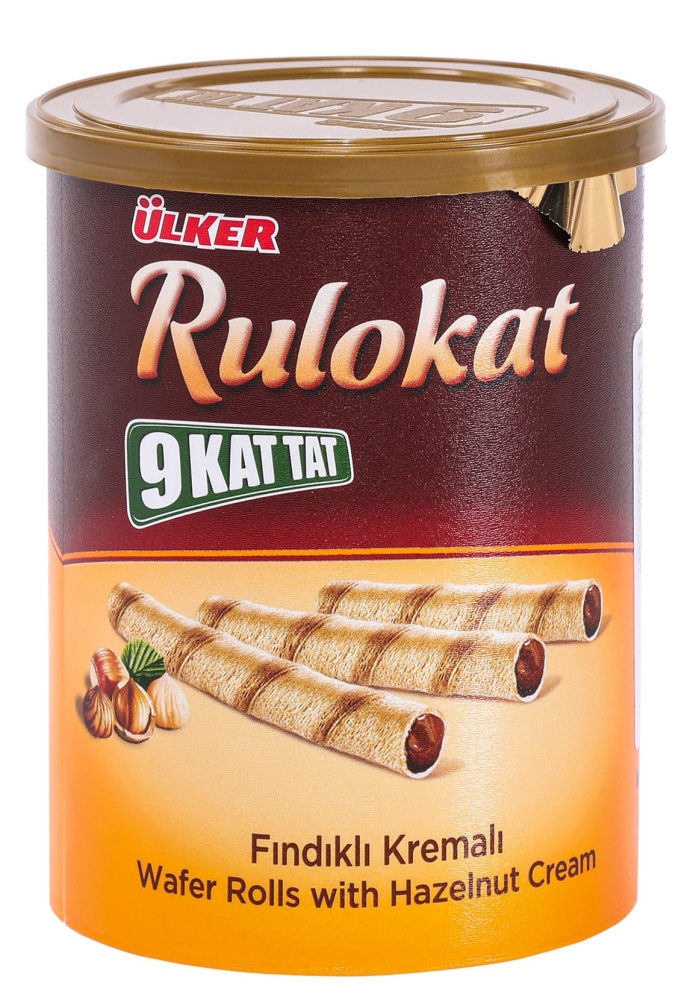 Вафли трубочки Улкер 170г фундук