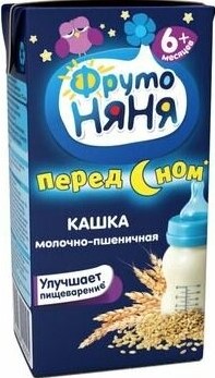 Кашка ФрутоНяня 200мл молочно-пшеничная