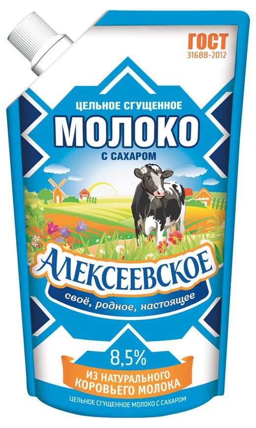 Молоко сгущенное Алексеевское 270г