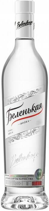 Водка Беленькая 0,25л 40% 