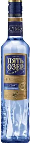 Водка Пять озер 0,7л 40% премиум