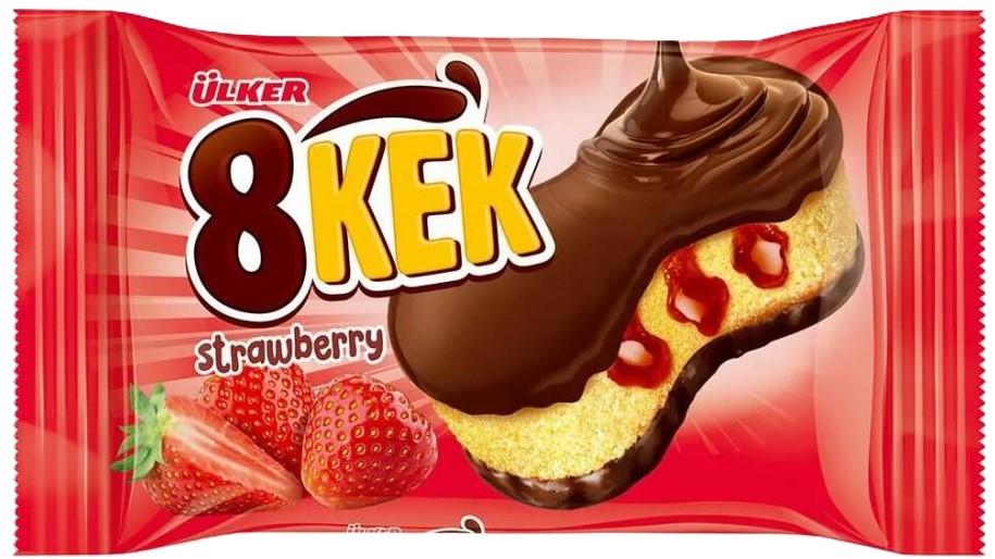 Кекс Улкер 40г клубника