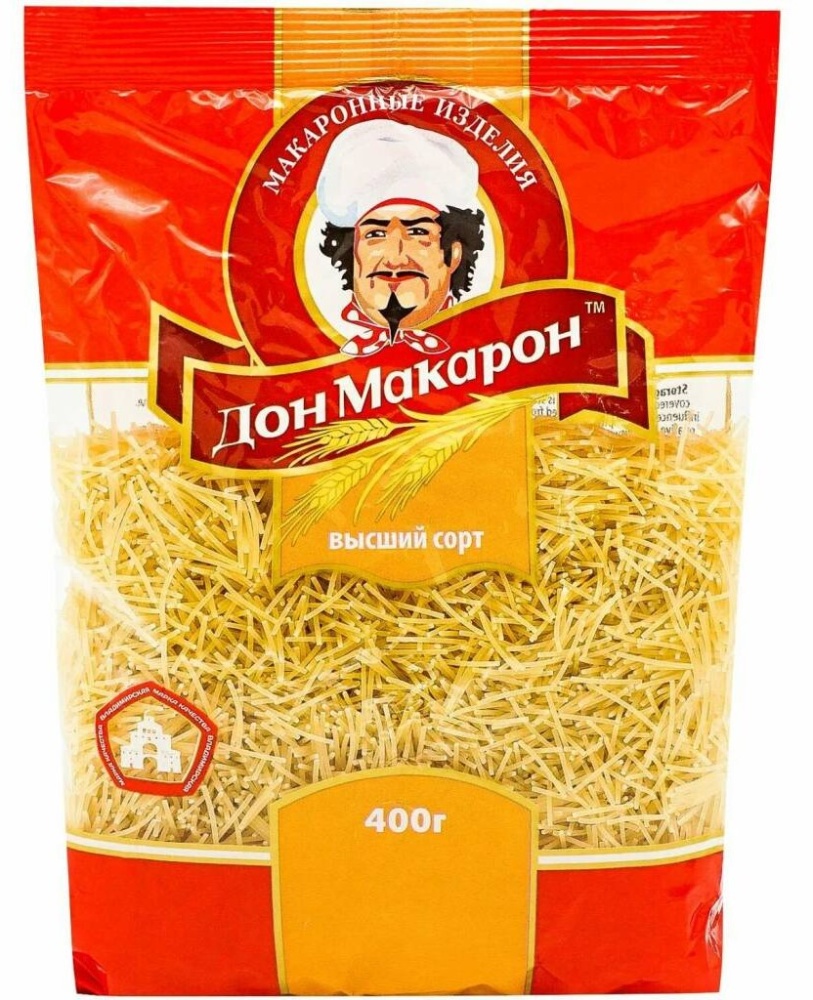 Макароны Дон Макарон 400г вермишель 