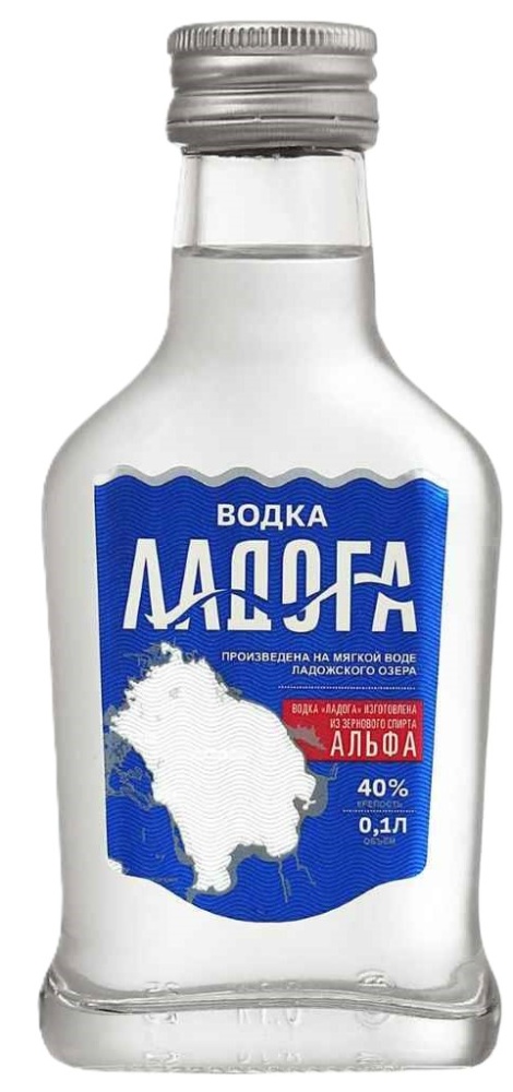 Водка Ладога 0,1л 40% 