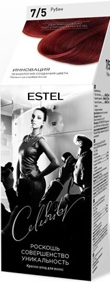 Краска для волос Эстель №7/5 рубин
