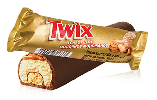 Мороженое Твикс 34,2г батончик