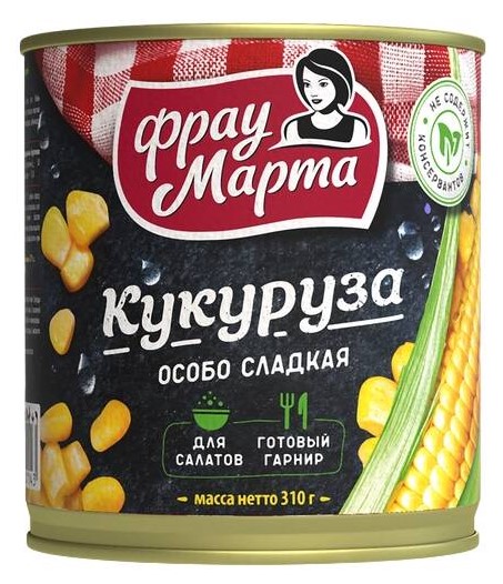 Кукуруза Фрау Марта 310г ж/б