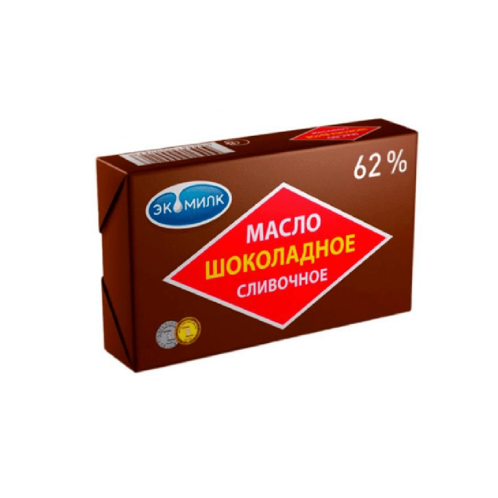 Масло Шоколадное 62% 180г Экомилк БЗМЖ