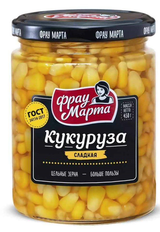 Кукуруза Фрау Марта 450г ст