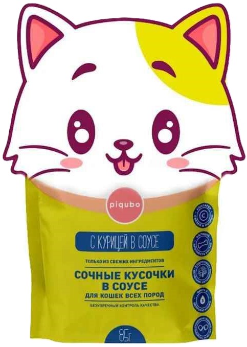Корм Пикабу 85г курица  в соусе