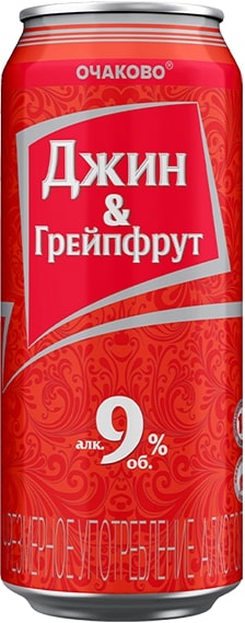 Коктейль Джин 7% 0,45л ж/б грейпфрут