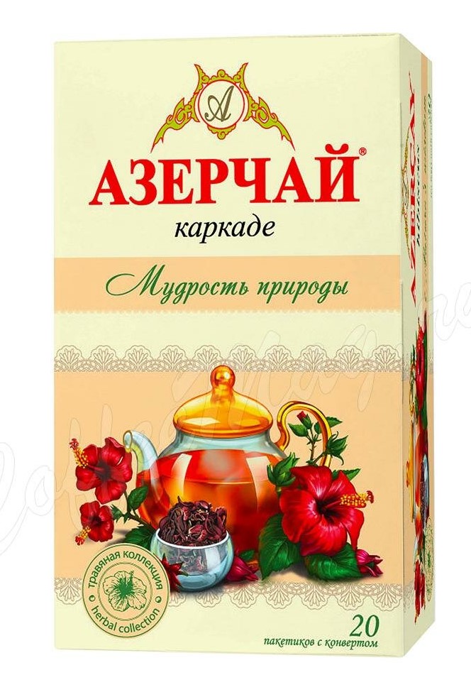 Чай Азерчай 20пак мудрость природы /каркаде