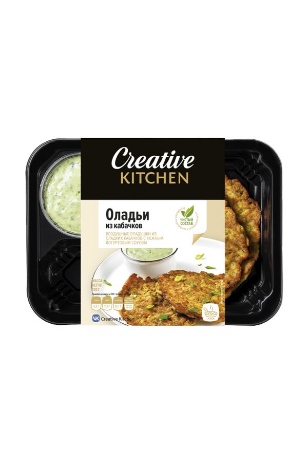 Оладьи из кабачков 130г Корона Фуд