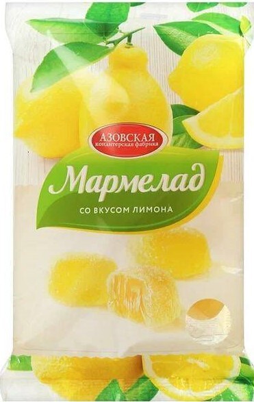 Мармелад Азовский 300г лимон
